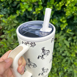 Buckin' Bronco Western Tumbler (40 oz)