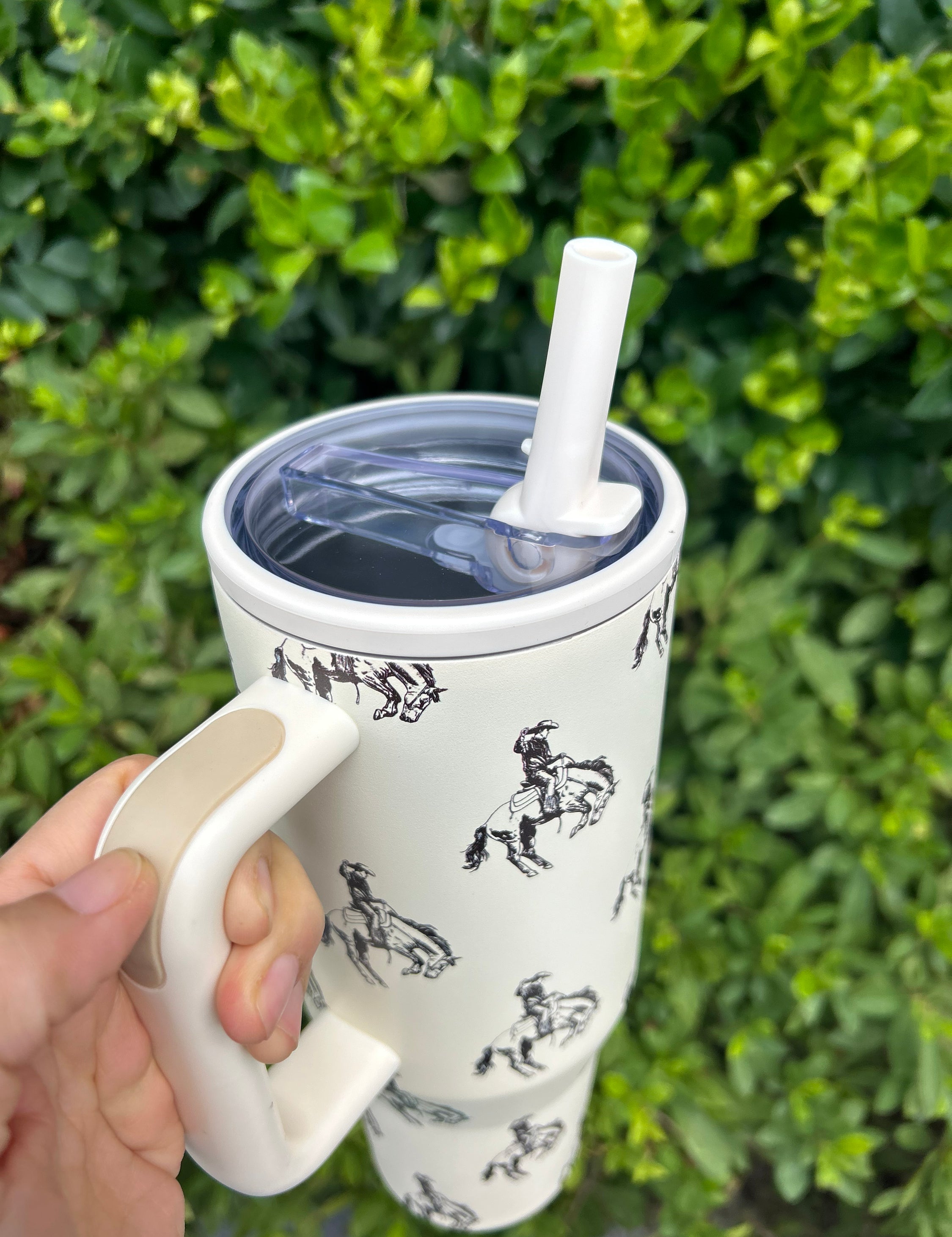 Buckin' Bronco Western Tumbler (40 oz)