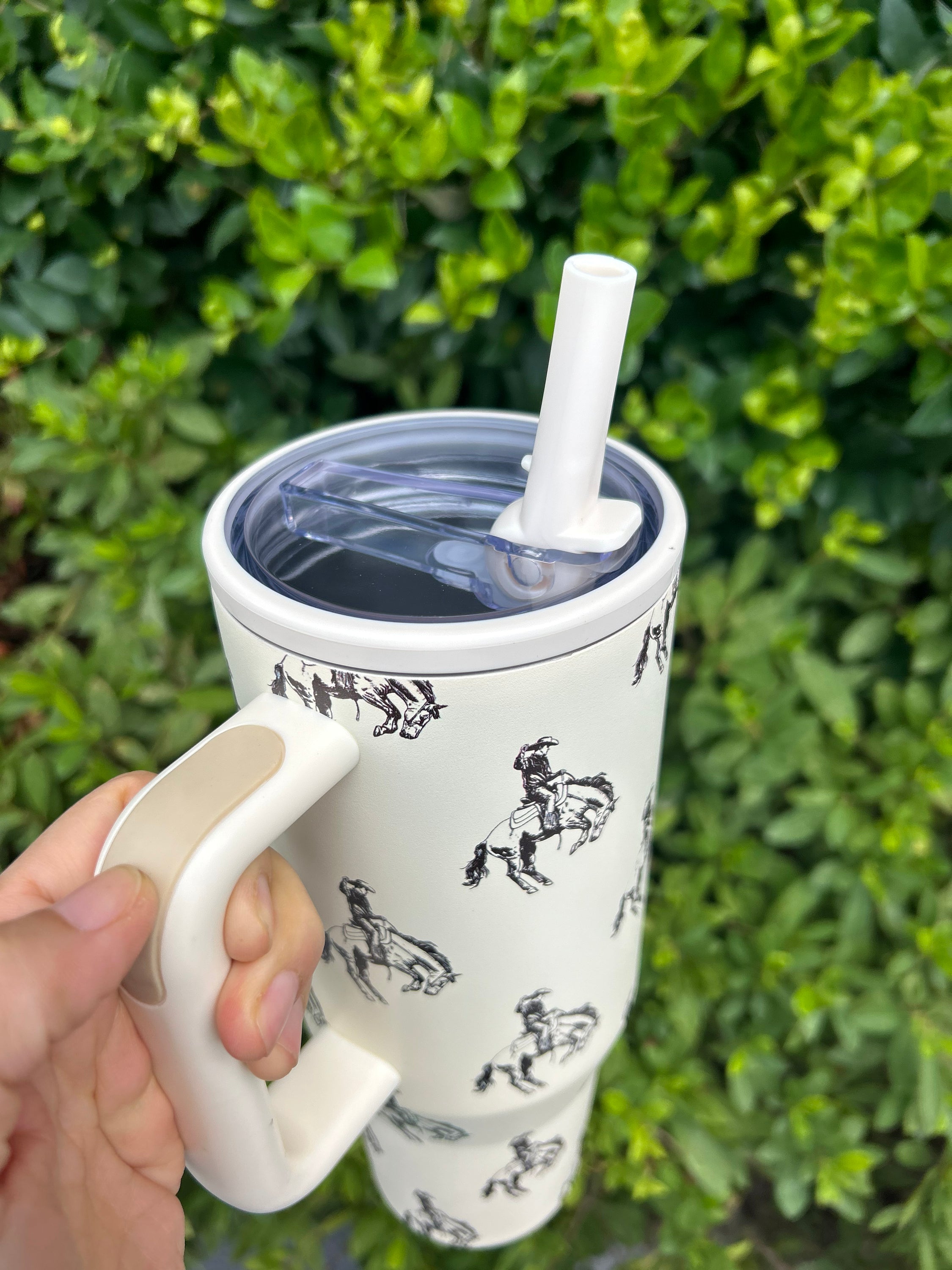 Buckin' Bronco Western Tumbler (40 oz)