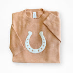 Lucky Horseshoe Cropped Sweater