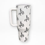 Buckin' Bronco Western Tumbler (40 oz)