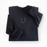 Fortuna Horseshoe Sweatshirt (Black)