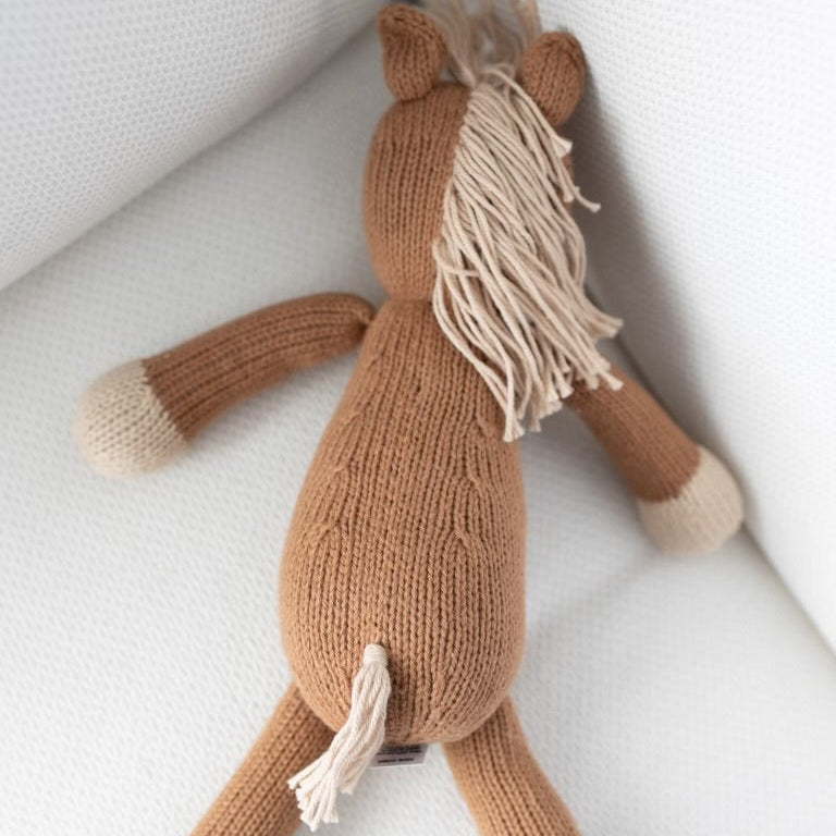 Joey, the Hand-Knit Horse