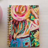 cowgirl cactus notebook