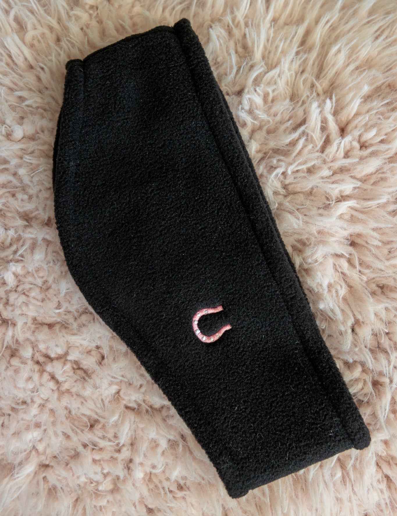 pink horseshoe headband