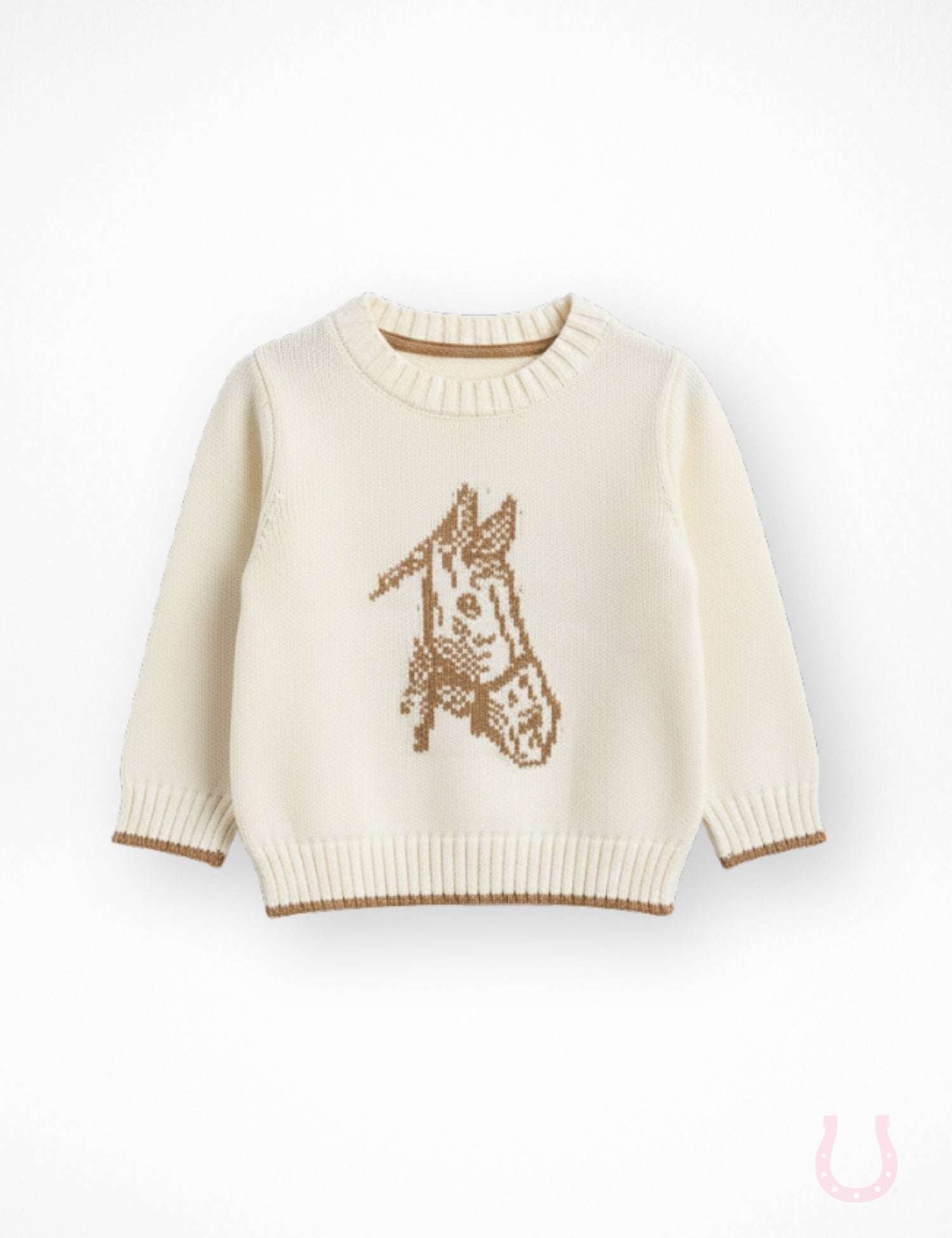 Tiny Trotter Knit Horse Sweater