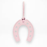 Lucky Pink Horseshoe Bag Charm