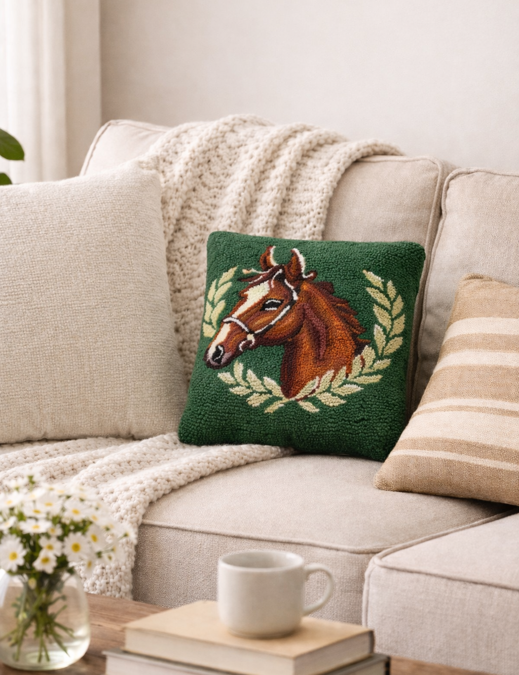 Heritage Horse Pillow