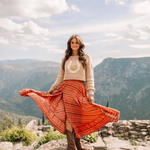 Lucky Horseshoe Cropped Sweater