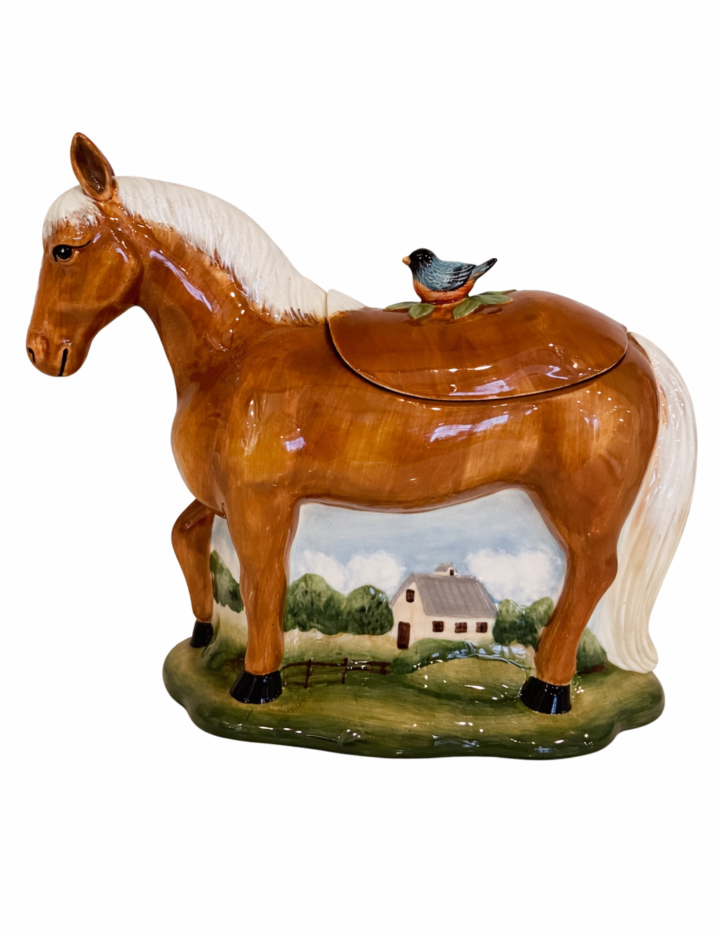 York Stables Horse Cookie Jar