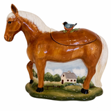 York Stables Horse Cookie Jar