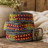 Sundance Trail Embroidered Wool Belt