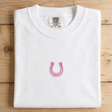 Lucky-in-Pink Horseshoe Tee