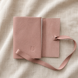 Lucky Horseshoe Leather Notebook (Pink)