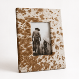 Calvin Cowhide Photo Frame