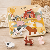 Welcome to the Barn - Chunky Wood Puzzle