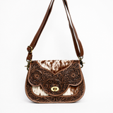 Saddle & Hide Tooled Purse