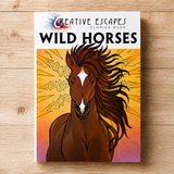 Wild Horses Coloring Book