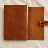 Lucky Horseshoe Leather Notebook