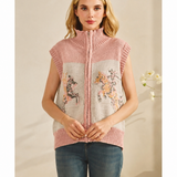 Horse Whinny Sleeveless Knit Vest
