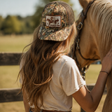 Cowboys & Co. Camo Trucker Hat (Brown)