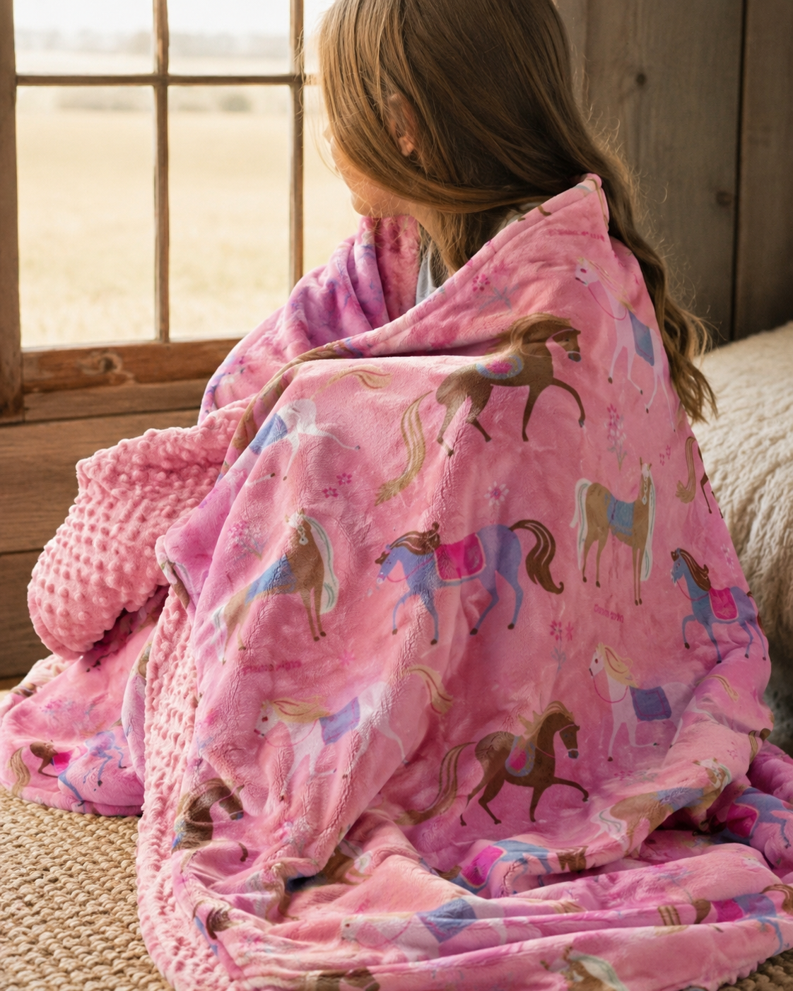 Sugarplum Pony Throw