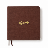 Howdy Linen Notebook