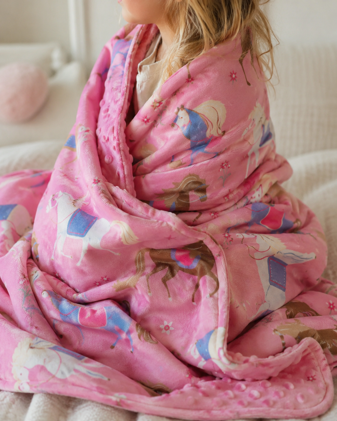 Pony Kisses Baby Blanket