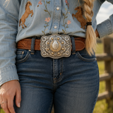 Lucky Horseshoe Belt Buckle