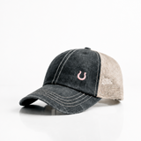 Gorra trucker de mezclilla azul