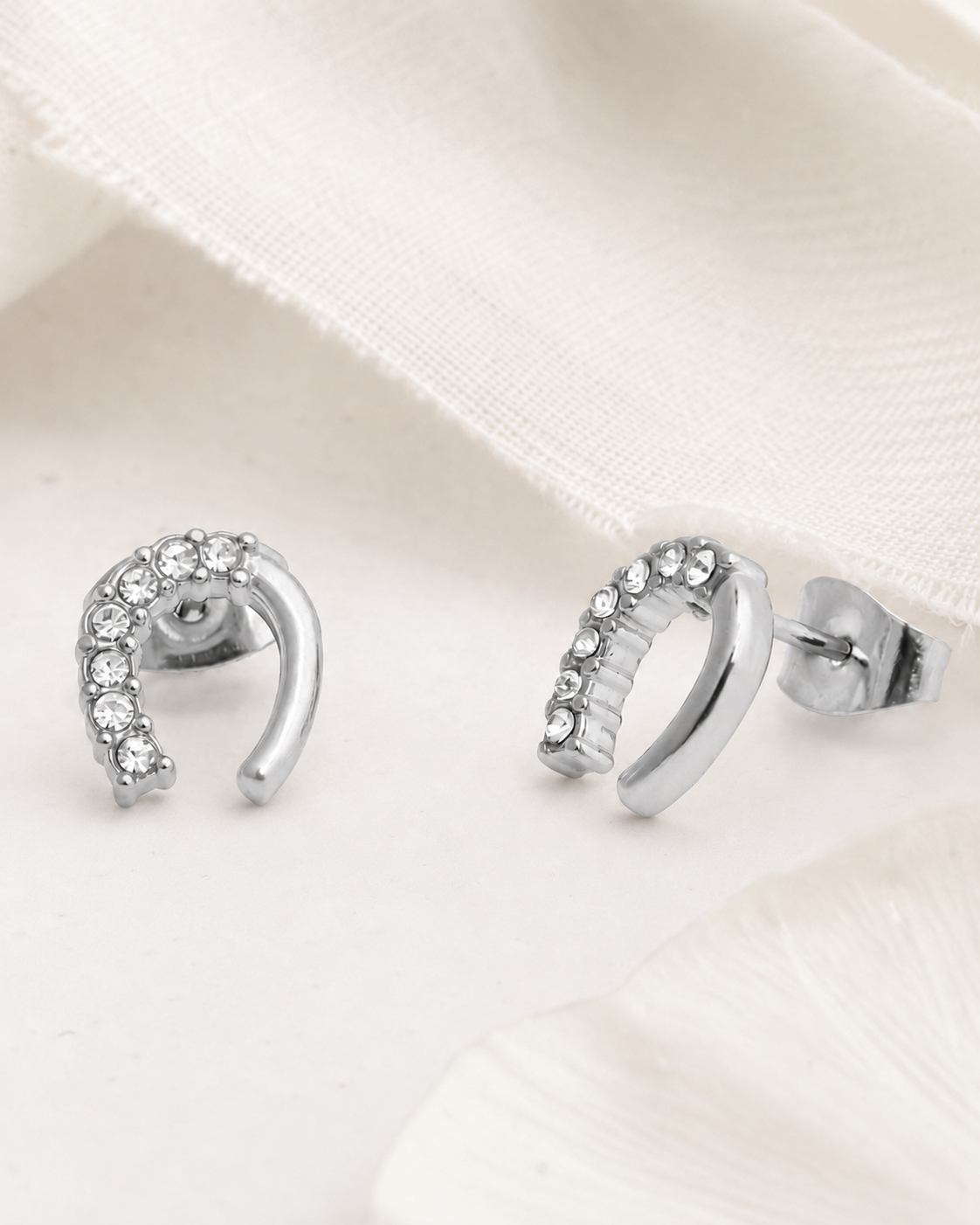 Sparkle & Hope Horseshoe Earrings