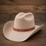 Western Vine Leather Hat Band