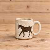 Homestead Handmade Horse Mug (Beige)