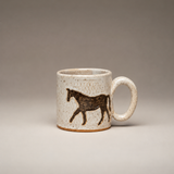 Homestead Handmade Horse Mug (Beige)