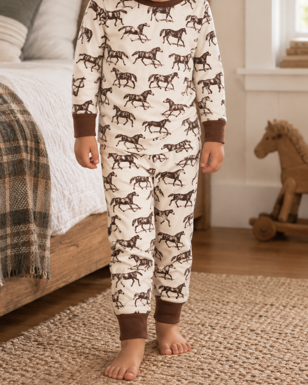 Little Rancher Horse Pajama Set
