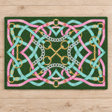 Bridle & Bit Equestrian Hook Rug