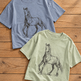 Spirit Horse Long-Crop Tee