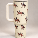 English Rider Tumbler Water Bottle (40 oz)
