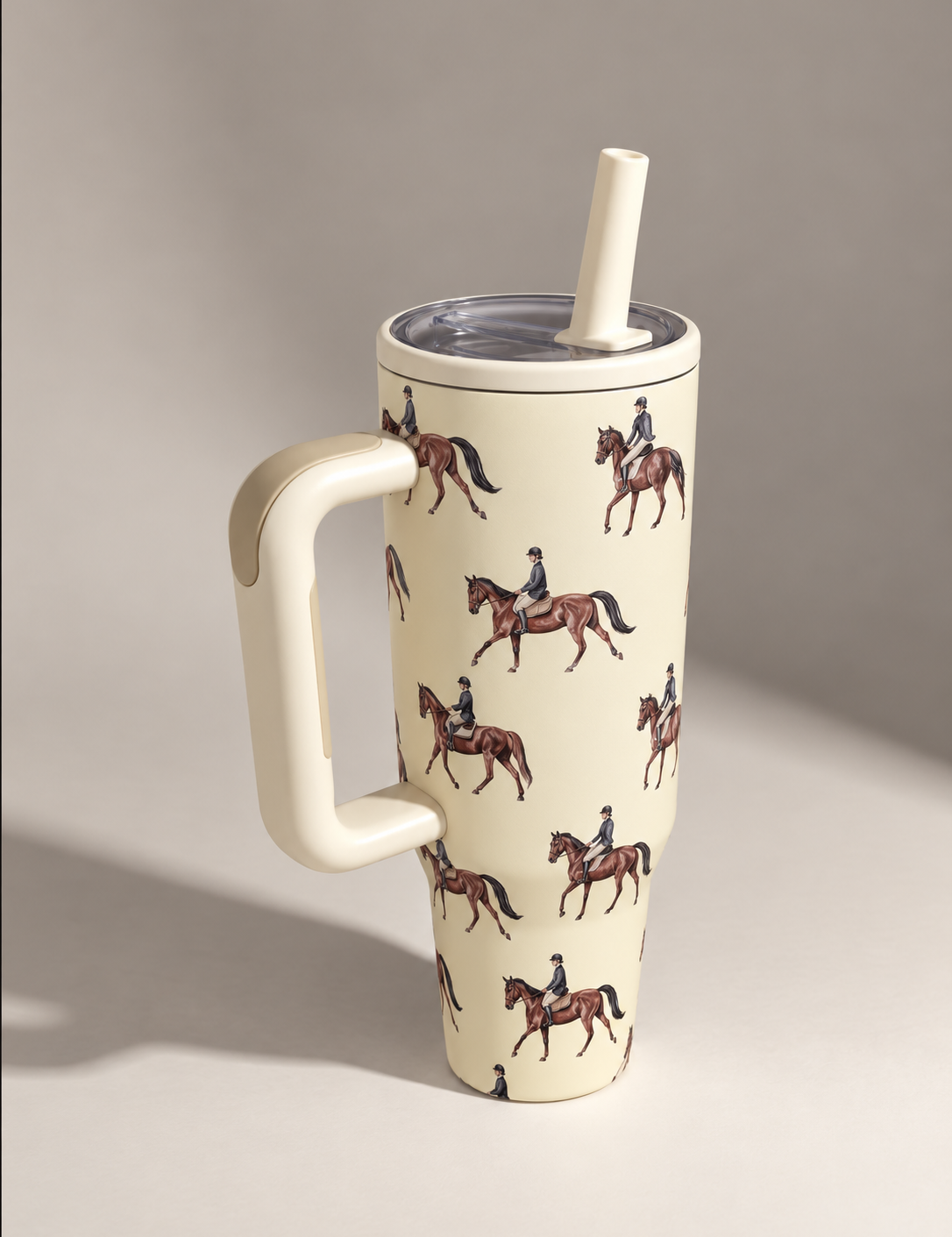 English Rider Tumbler Water Bottle (40 oz)