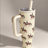 English Rider Tumbler Water Bottle (40 oz)
