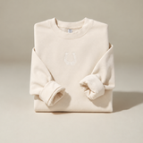 Luck & Love Horseshoe Sweatshirt (Cream)