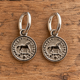 Equus Horse Huggie Earrings