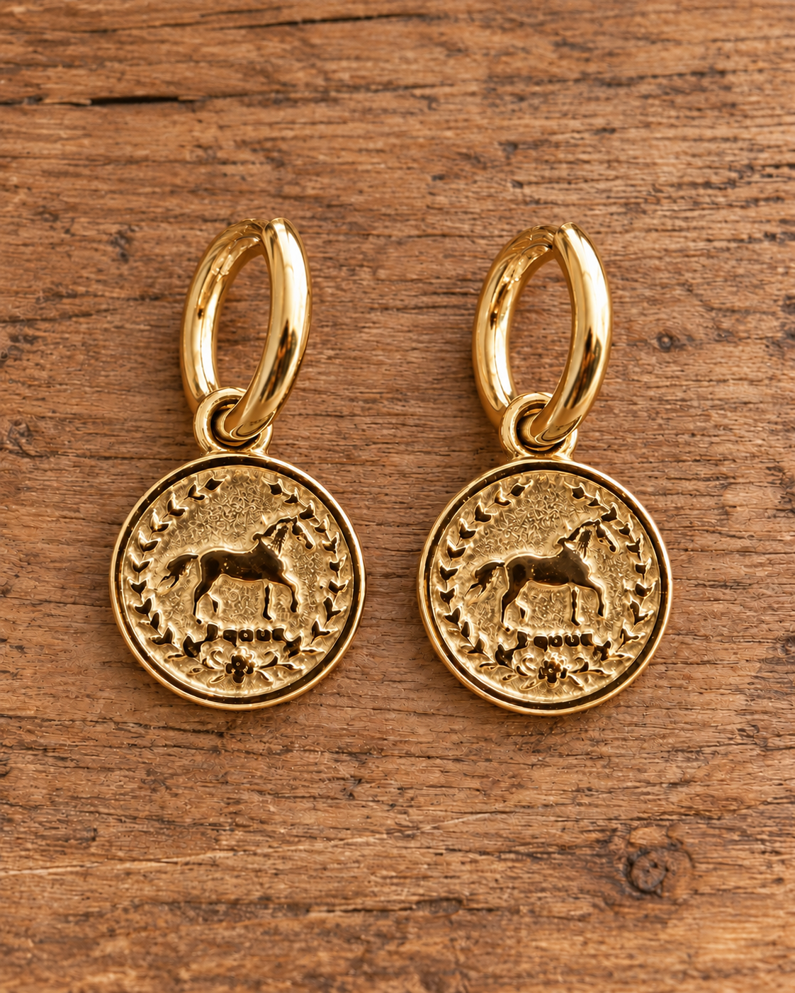 Equus Horse Huggie Earrings