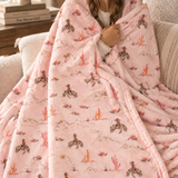 Howdy Horse-Girl Throw