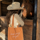 Keep Going Cowgirl Tote Bag