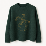 Bridle Up Rider Sweater (Green)