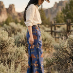 Western Cowboy Denim Pants Faire - Avery