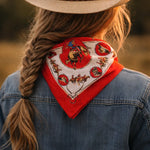 Red Rodeo Rider Bandana Faire - The Bandanna Company