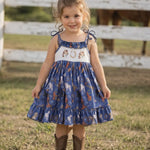 Blue Ribbon Pony Dress Faire - Marie Nicole Clothing