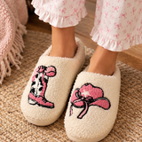 Pantufas Chique Estilo Cowgirl